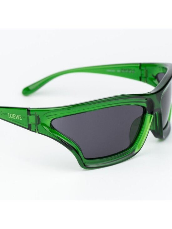 Loewe x PAULA\'S IBIZA Women Sunglasses Green Smoke Wraparound LW40143U 98A main image 11